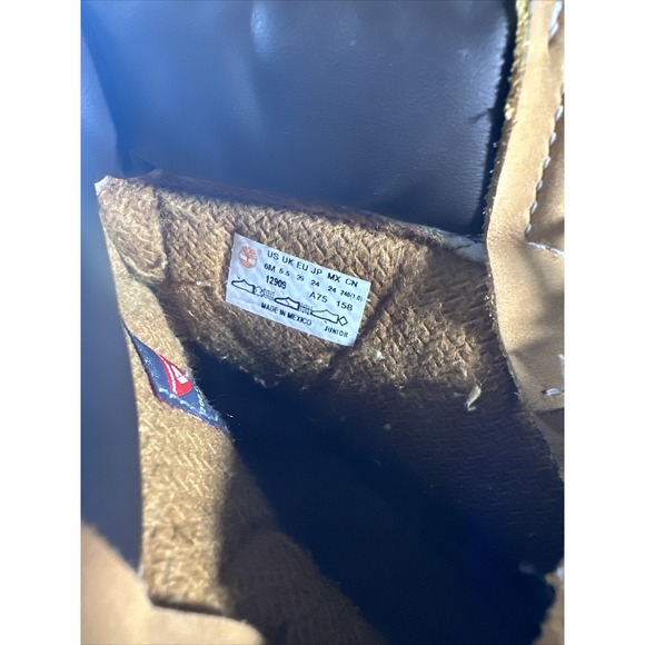 Junior Timberland Boots Size 6 M Wheat - Picture 12 of 14